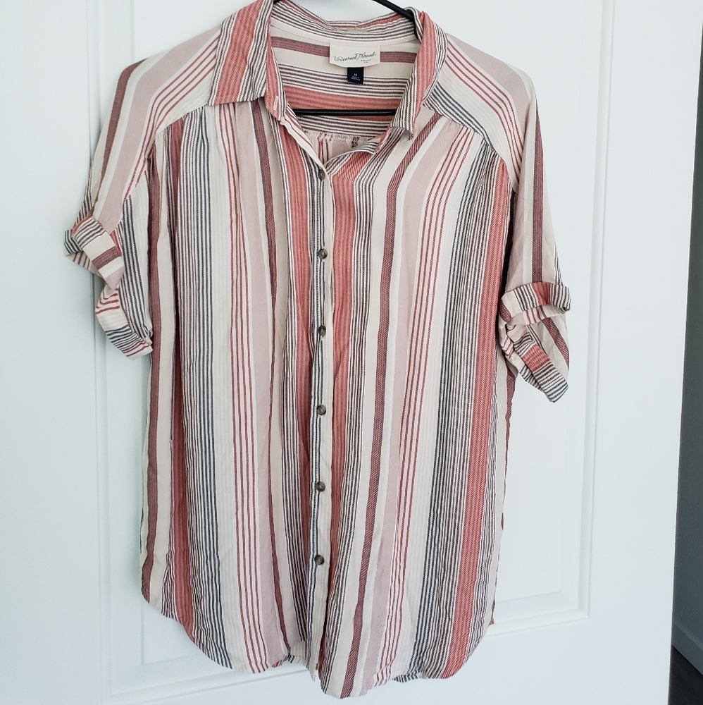 Universal Thread, Medium Multicolor Striped Shirt